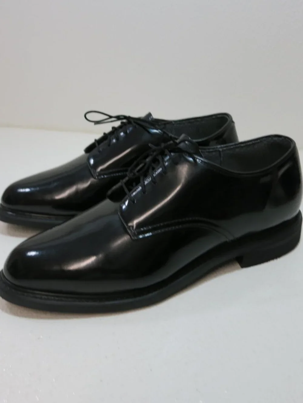 Bates Patent Leather Full Cut Dress Oxfords Men's Comfort Dress Footwear Sz 10 E